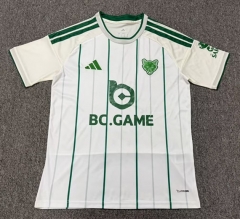 (S-4XL) 26-27 Leicester City 2nd Away White Thailand Soccer Jersey AAA-8025