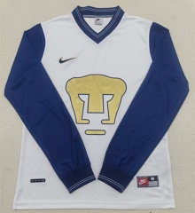 Retro Version 98-99 PA UNAM Home White LS Thailand Soccer Jersey AAA-6895