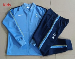 26-27 Tottenham Hotspur Light Blue Kids/Youth Soccer Jacekt Uniform-815