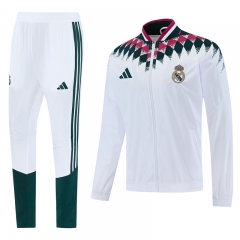26-27 Real Madrid White Thailand Soccer Trench Coat Uniform-LH