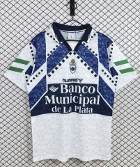 Retro Version 96-97 Gimnasia y Esgrima La Plata Home Blue&White Thailand Soccer Jersey AAA-3257