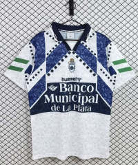 Retro Version 96-97 Gimnasia y Esgrima La Plata Home Blue&White Thailand Soccer Jersey AAA-3257