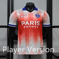 (S-3XL) Player Version 26-27 Casual Version PSG Red&White Thailand Soccer Jersey AAA-888