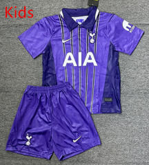 26-27 Tottenham Hotspur 2nd Away Purple Kids/Youth Soccer Uniform-4247