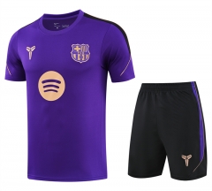 26-27 Barcelona Purple Thailand Soccer Training Uniform-418