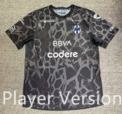 (S-4XL) Player Version 26-27 Monterrey Goalkeeper Dark Grey Thailand Soccer Jersey AAA-5492