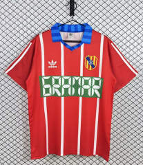 Retro Version 93-94 RCD Espanyol Home Red Thailand Soccer Jersey AAA-3257