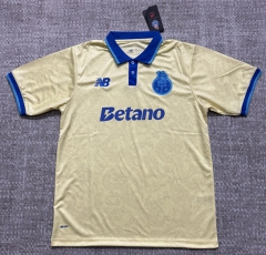 (S-4XL) 26-27 Special Version Porto Yellow Thailand Soccer Jersey AAA-4506