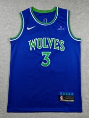 2027 Minnesota Timberwolves Blue #3 NBA Jersey-1380