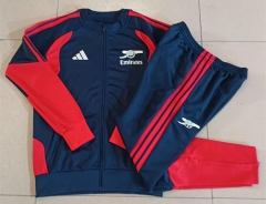 26-27 Arsenal Royal Blue&Red Thailand Soccer Jacket Uniform-815