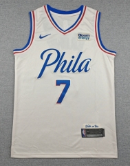 2027 Philadelphia 76ers #7 Beige NBA Jersey-1380