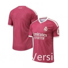 Without Brand Logo Player Version 26-27 Real Madrid 2nd Away Pink Thailand Soccer Jersey AAA-9031