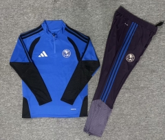(S-3XL) 26-27 Club América Color Blue Thailand Soccer Tracksuit-2483