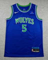 2027 Minnesota Timberwolves Blue #5 NBA Jersey-1380