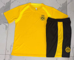 26-27 Borussia Dortmund Yellow Short-sleeved Thailand Soccer Tracksuit -815
