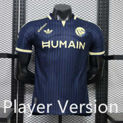(S-3XL) Player Version 26-27 Al-Nassr FC Away Royal Blue Thailand Soccer Jersey AAA-888