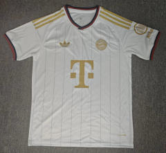 (S-4XL) 27-28 Bayern München Away White Thailand Soccer Jersey AAA-6850