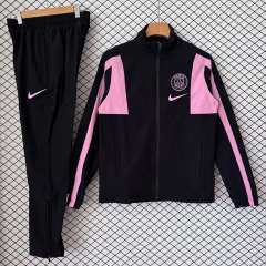 26-27 PSG Black&Pink Thailand Trench Coat Uniform-2315