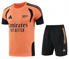 26-27 Arsenal Orange Thailand Soccer Training Uniform-418