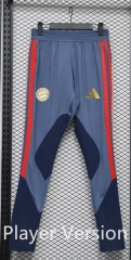 (S-3XL) Player Version 26-27 Bayern München Grey&Blue Thailand Soccer Long Pants-888