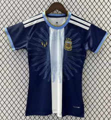 26-27 Argentina Royal Blue Women Thailand Soccer Jersey AAA-708
