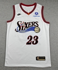 Philadelphia 76ers #23 White NBA Jersey-1380