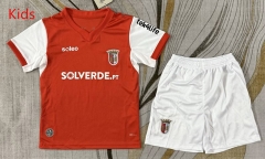 26-27 Sporting Clube de Braga Home Red Kids/Youth Soccer Uniform-3162