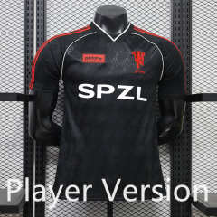 (S-3XL) Player Version 26-27 Retro Casual Version Manchester United Black Thailand Soccer Jersey AAA-888