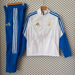 26-27 Juventus FC White Thailand Soccer Coat Uniform-6032
