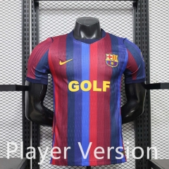 (S-3XL) Player Version 26-27 New Sponsor Barcelona Home Red&Blue Thailand Soccer Jersey AAA-888