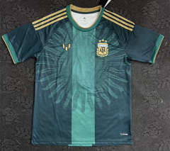(S-4XL) 26-27 Special Version Argentina Green Thailand Soccer Jersey AAA-7035