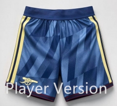 Player Version 26-27 Arsenal 2nd Away Blue Thailand Soccer Shorts-0871