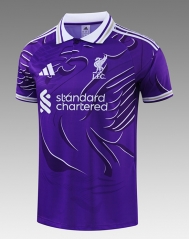 26-27 Liverpool Purple Thailand Training Soccer Jersey-418