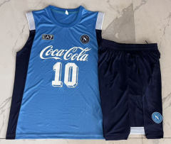 26-27 Napoli Laker Blue Thailand Soccer Vest Tracksuit-815
