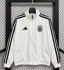 26-27 Germany White Thailand Soccer Trench Coat-5486