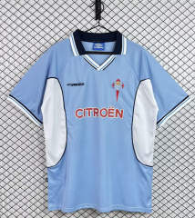 Retro Version 98-99 Celta de Vigo Blue Thailand Soccer Jersey AAA-3257