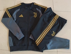 26-27 Juventus FC Black&Gold Thailand Soccer Jacket Uniform-815