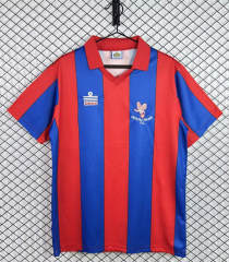 Retro Version 87-88 Crystal Palace Home Red&Blue Thailand Soccer Jersey AAA-3257