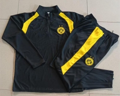 26-27 Borussia Dortmund Black Thailand Soccer Tracksuit-815