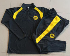 26-27 Borussia Dortmund Black Thailand Soccer Tracksuit-815
