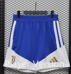 (S-3XL) Player Version 26-27 Juventus Blue Thailand Soccer Shorts-888