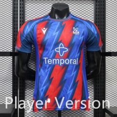 Player Version 26-27 Crystal Palace 2nd Away Red&Blue Thailand Soccer Jersey AAA-888