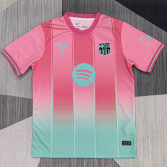 (S-4XL) 26-27 Special Version Barcelona Pink Thailand Soccer Jersey AAA-4927