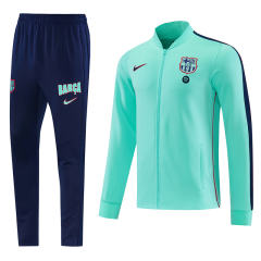 26-27 Barcelona Green Thailand Soccer Jacket Uniform-LH
