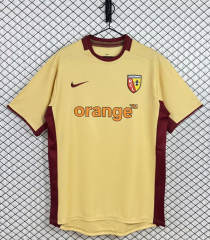 Retro Version 02-03 RC Lens Home Yellow Thailand Soccer Jersey AAA-3257
