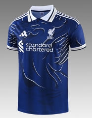 26-27 Liverpool Cyan Thailand Training Soccer Jersey-418