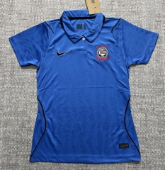 26-27 Corinthians 2nd Away Blue Thailand Women Soccer Jersey AAA-6723