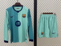 26-27 Barcelona 2nd Away Green LS Soccer Uniform-709