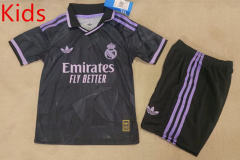 26-27 Special Version Real Madrid Black Kids/Youth Soccer Uniform-507