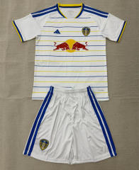 26-27 Leeds United Home White Soccer Uniform-AY